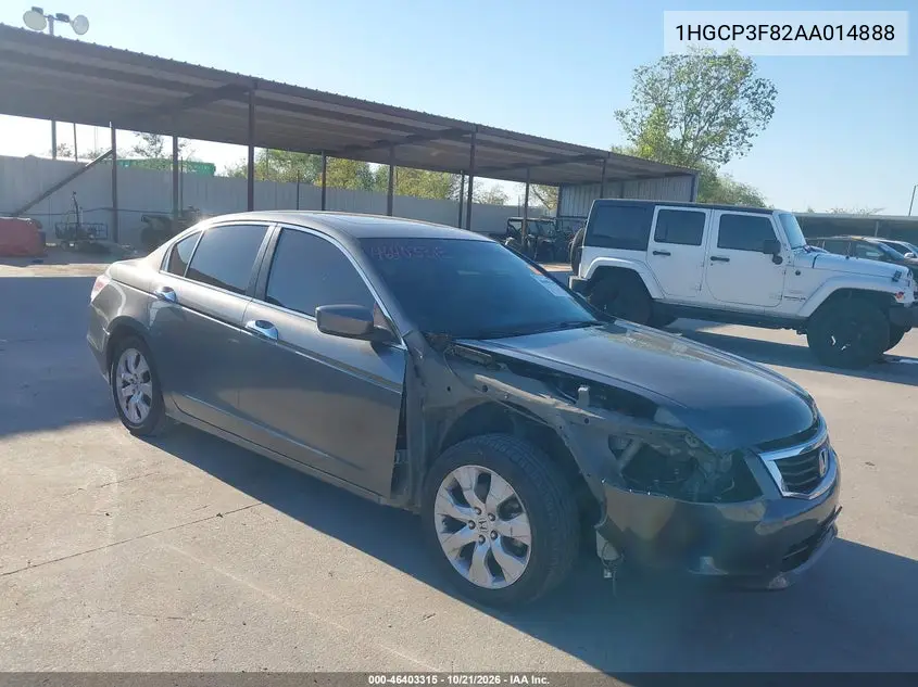 HONDA ACCORD 2010, VIN 1HGCP3F82AA014888