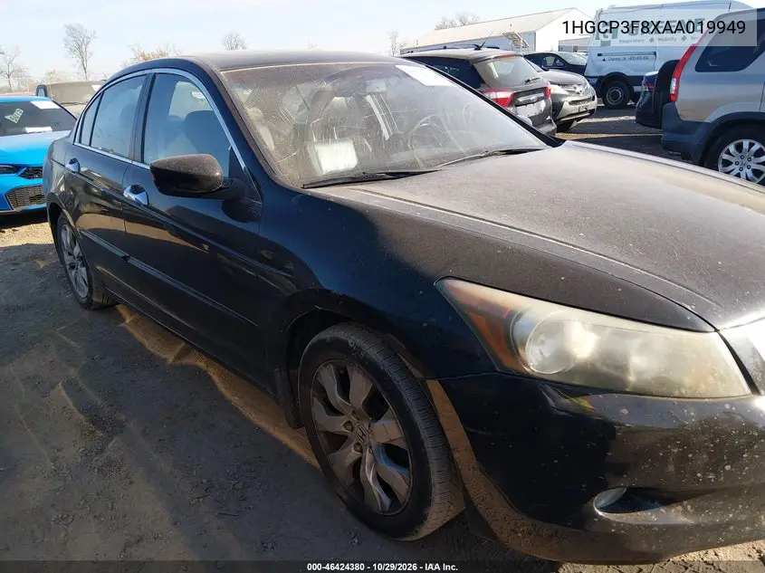 HONDA ACCORD 2010, VIN 1HGCP3F8XAA019949
