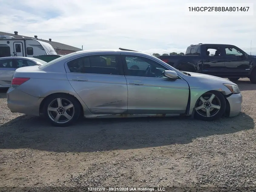 2011 HONDA ACCORD VIN 1HGCP2F88BA801467 — фото 14