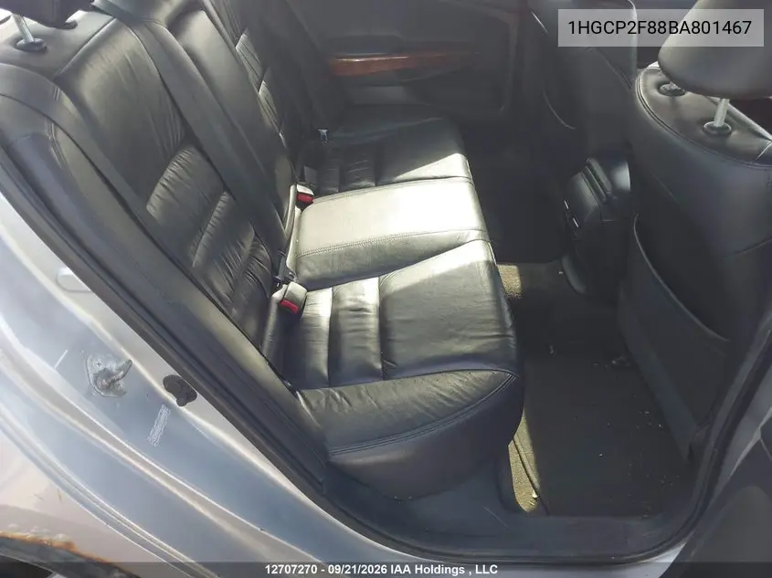2011 HONDA ACCORD VIN 1HGCP2F88BA801467 — фото 8