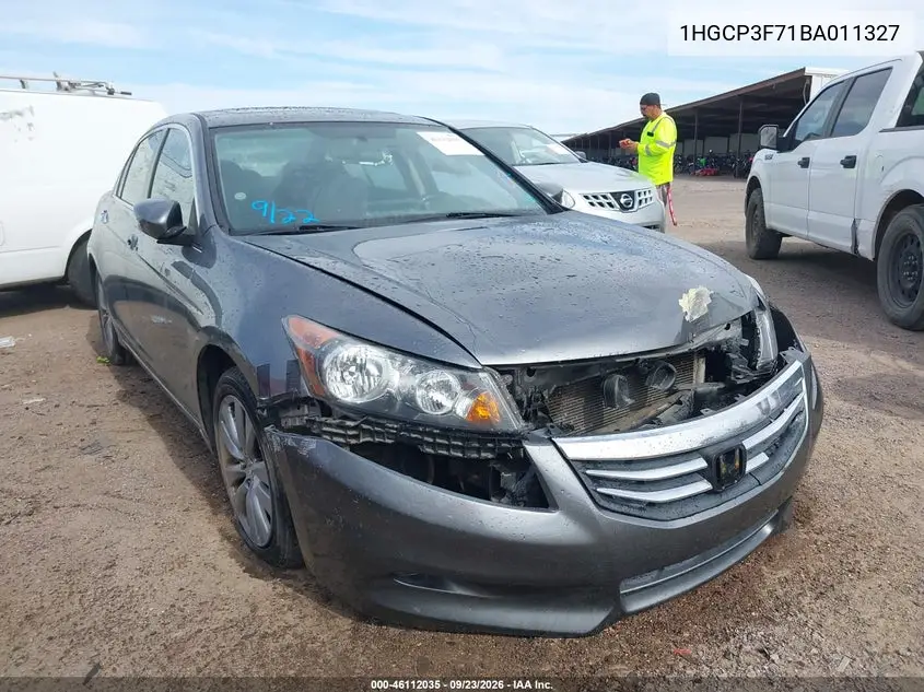 HONDA ACCORD 2011, VIN 1HGCP3F71BA011327
