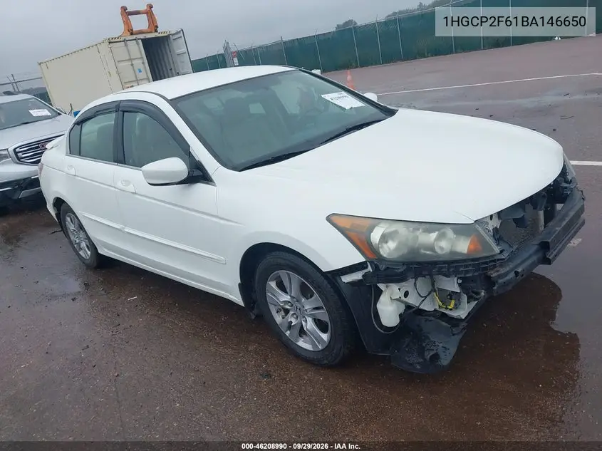 HONDA ACCORD 2011, VIN 1HGCP2F61BA146650