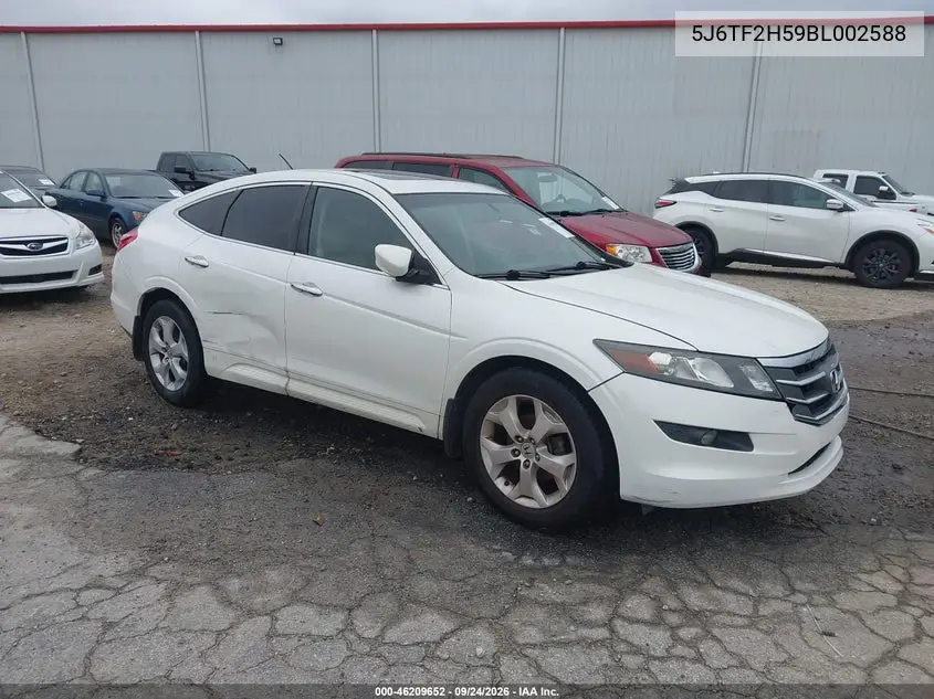 HONDA ACCORD 2011, VIN 5J6TF2H59BL002588