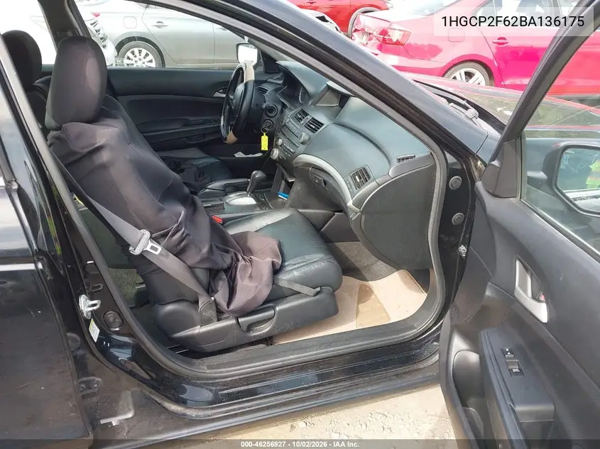 2011 HONDA ACCORD VIN 1HGCP2F62BA136175 — фото 5