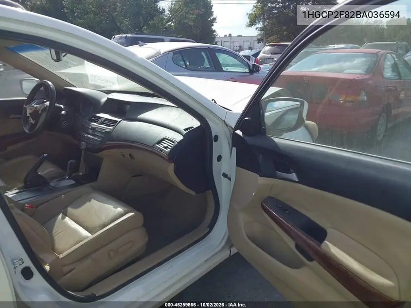 2011 HONDA ACCORD VIN 1HGCP2F82BA036594 — фото 5