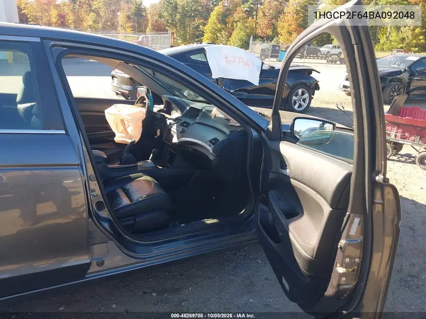 2011 HONDA ACCORD VIN 1HGCP2F64BA092048 — фото 5