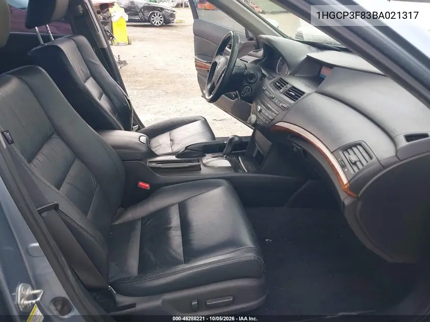 2011 HONDA ACCORD VIN 1HGCP3F83BA021317 — фото 5