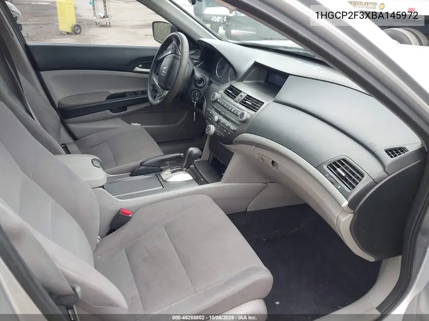 2011 HONDA ACCORD VIN 1HGCP2F3XBA145972 — фото 5