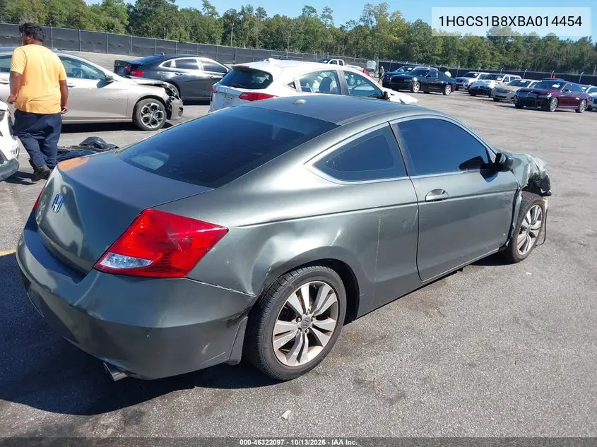 2011 HONDA ACCORD VIN 1HGCS1B8XBA014454 — фото 4