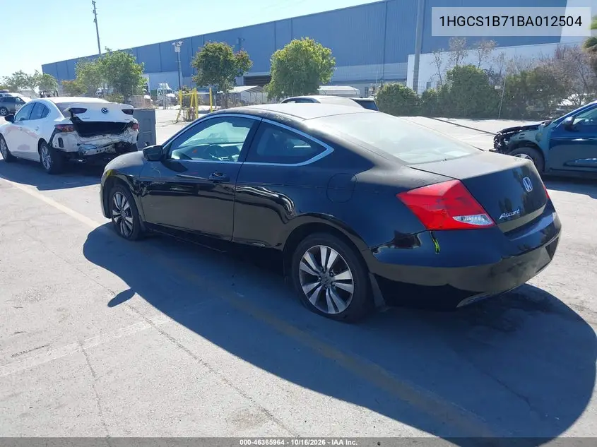 2011 HONDA ACCORD VIN 1HGCS1B71BA012504 — фото 3