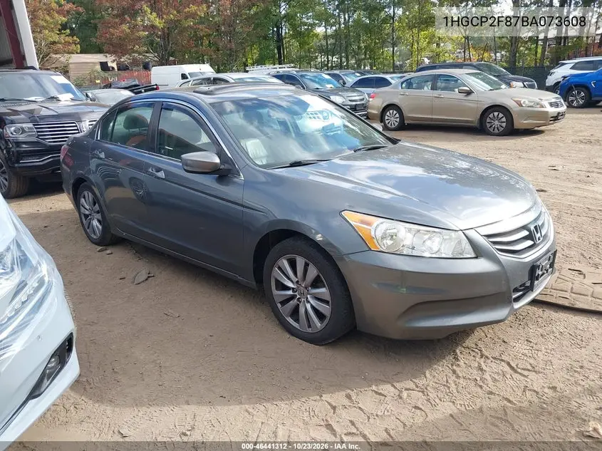 HONDA ACCORD 2011, VIN 1HGCP2F87BA073608