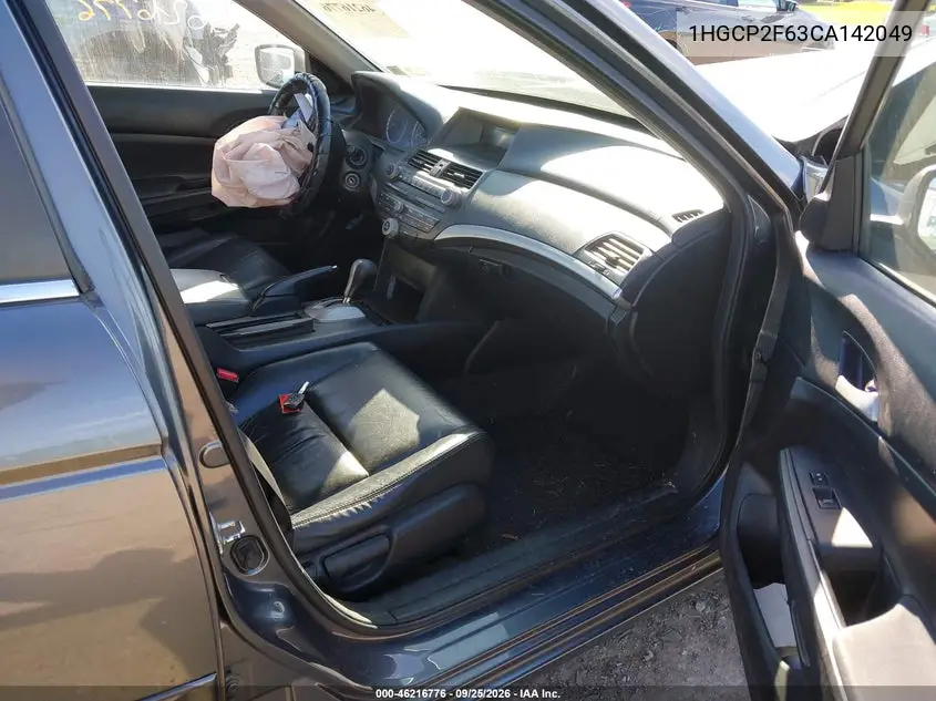 2012 HONDA ACCORD VIN 1HGCP2F63CA142049 — фото 5