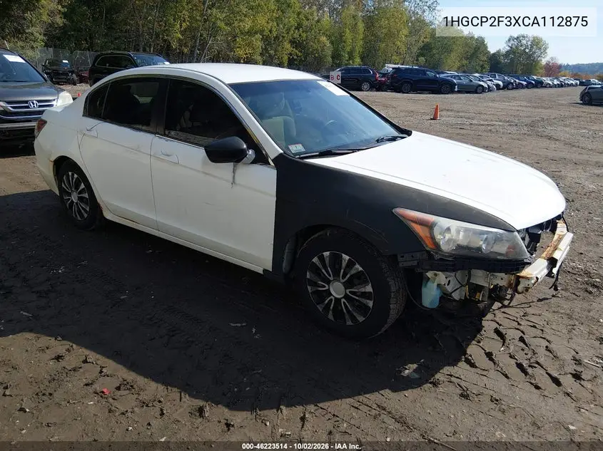 HONDA ACCORD 2012, VIN 1HGCP2F3XCA112875