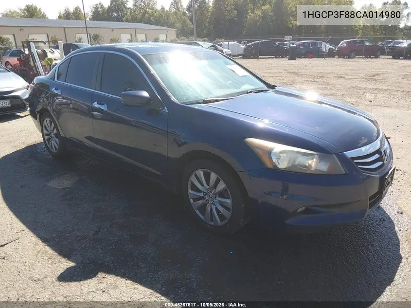 HONDA ACCORD 2012, VIN 1HGCP3F88CA014980