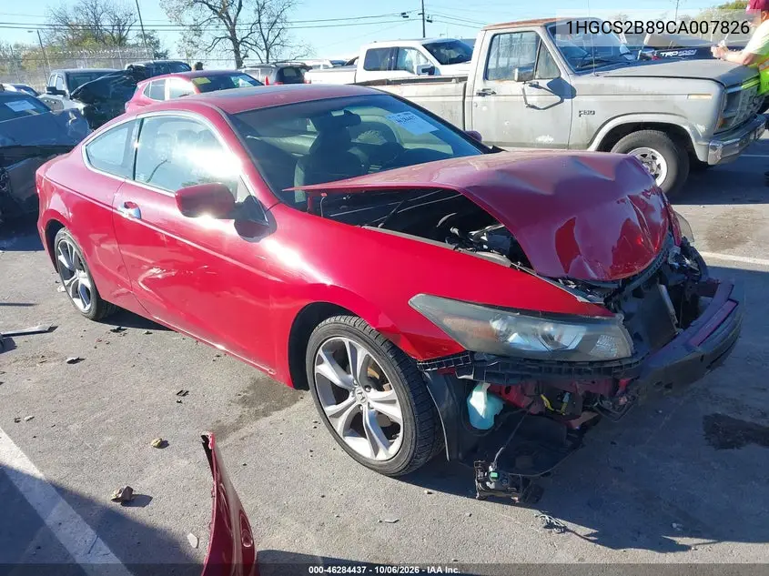 HONDA ACCORD 2012, VIN 1HGCS2B89CA007826