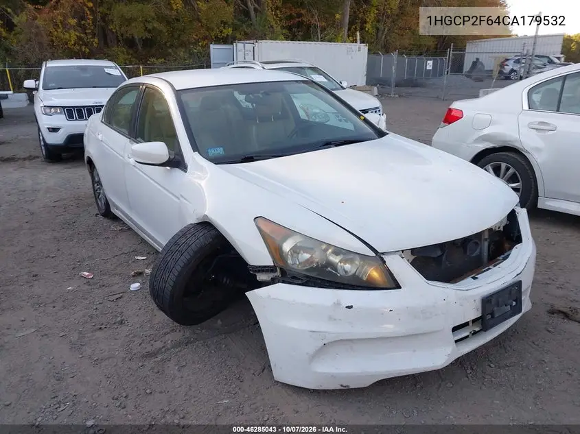 HONDA ACCORD 2012, VIN 1HGCP2F64CA179532