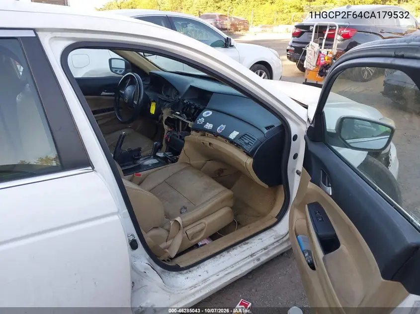 2012 HONDA ACCORD VIN 1HGCP2F64CA179532 — фото 5