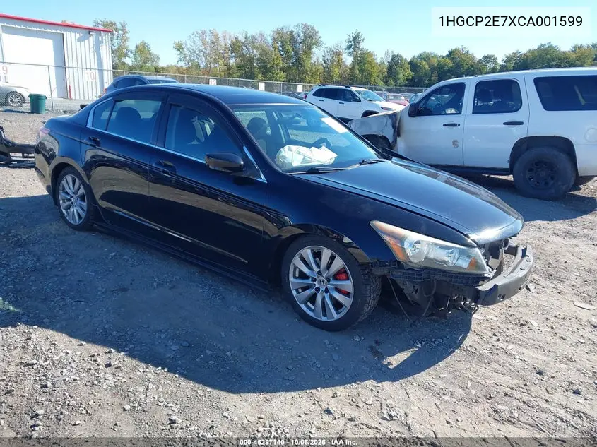 HONDA ACCORD 2012, VIN 1HGCP2E7XCA001599