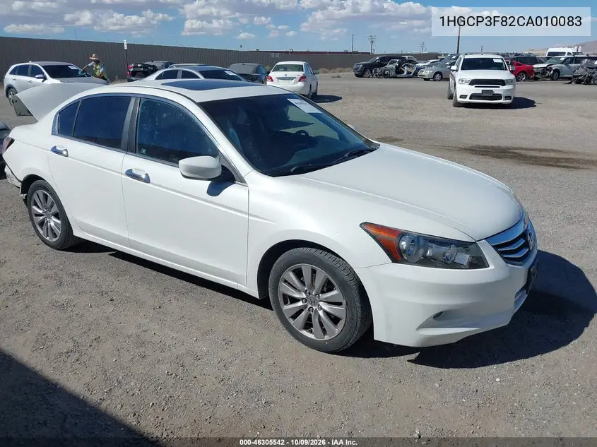 HONDA ACCORD 2012, VIN 1HGCP3F82CA010083
