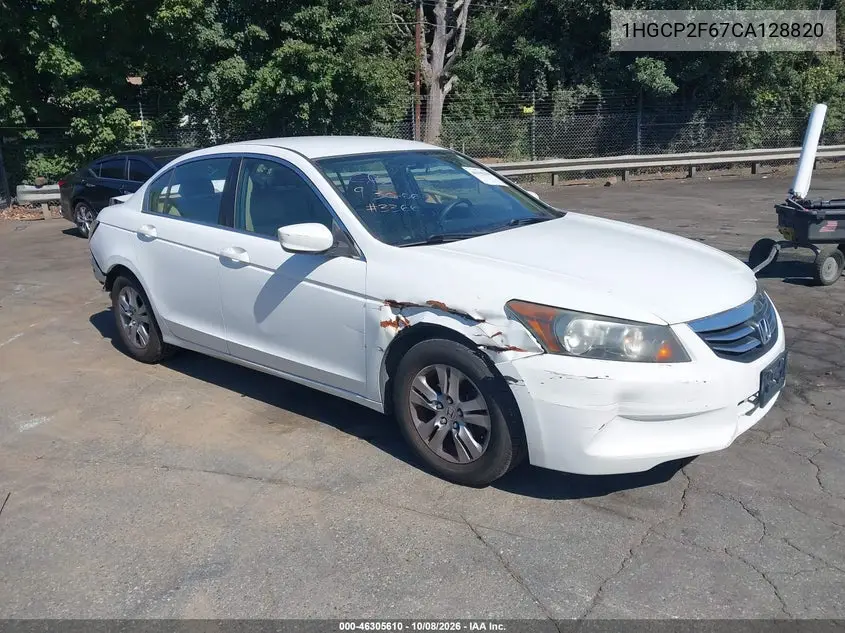 HONDA ACCORD 2012, VIN 1HGCP2F67CA128820