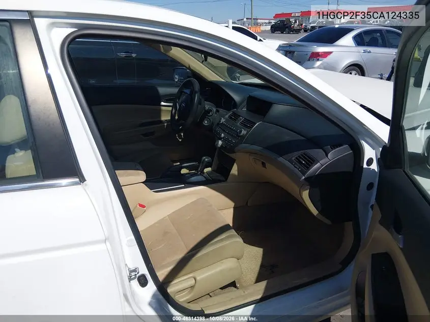 2012 HONDA ACCORD VIN 1HGCP2F35CA124335 — фото 5
