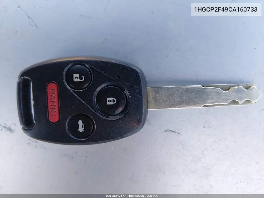 2012 HONDA ACCORD VIN 1HGCP2F49CA160733 — фото 11