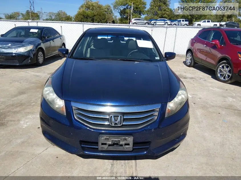2012 HONDA ACCORD VIN 1HGCP2F87CA063744 — фото 11