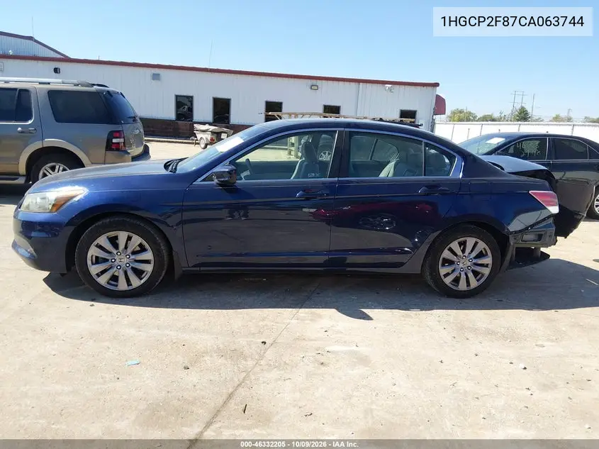 2012 HONDA ACCORD VIN 1HGCP2F87CA063744 — фото 13