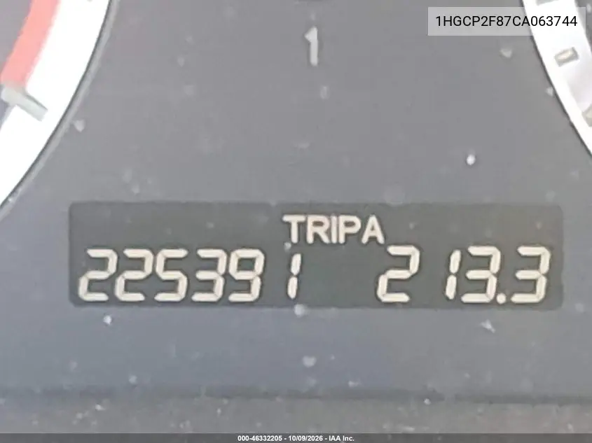 2012 HONDA ACCORD VIN 1HGCP2F87CA063744 — фото 14