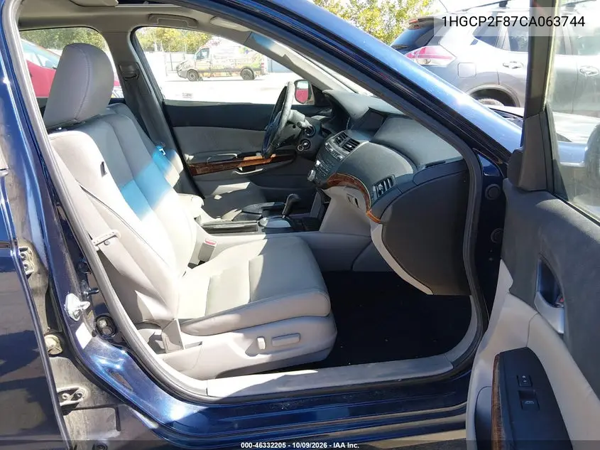 2012 HONDA ACCORD VIN 1HGCP2F87CA063744 — фото 5