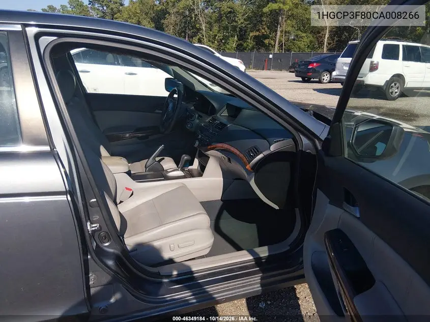 2012 HONDA ACCORD VIN 1HGCP3F80CA008266 — фото 5