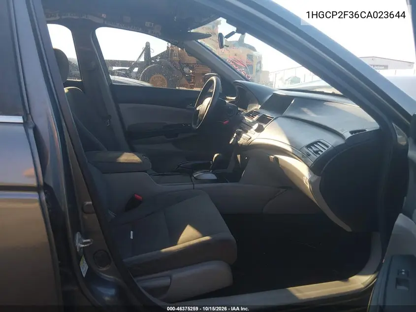 2012 HONDA ACCORD VIN 1HGCP2F36CA023644 — фото 4