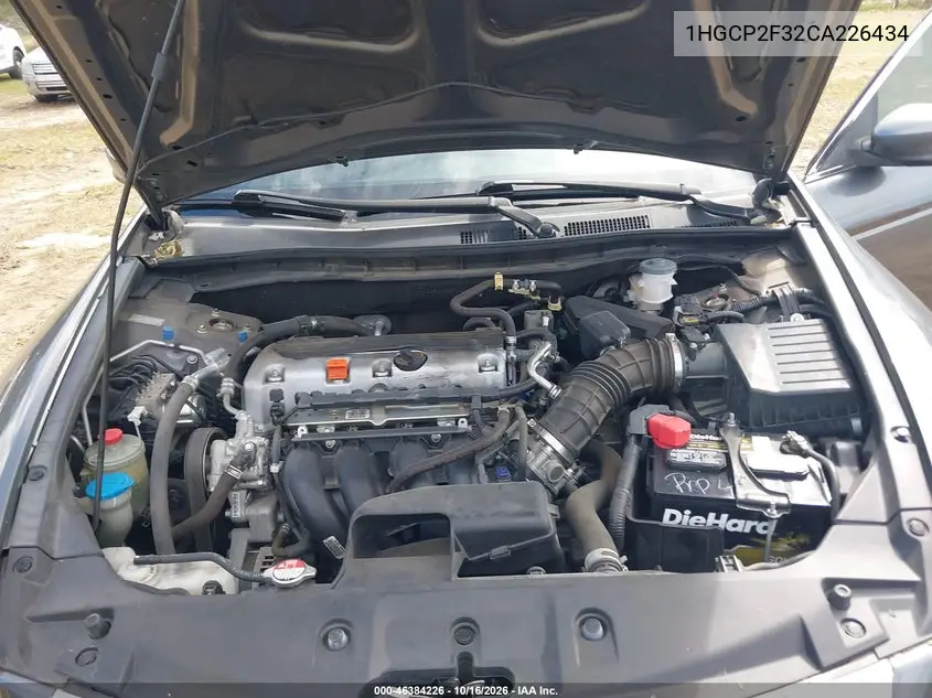 2012 HONDA ACCORD VIN 1HGCP2F32CA226434 — фото 10