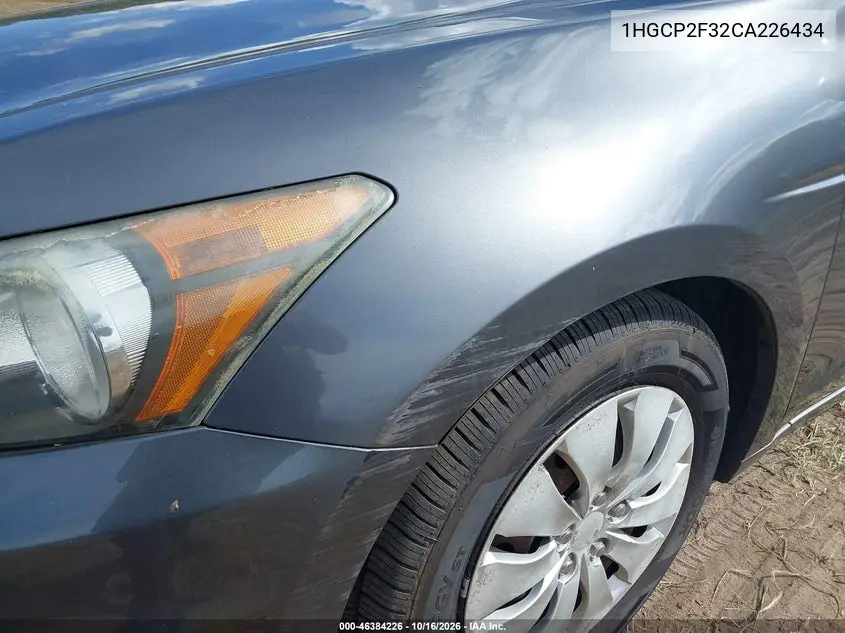 2012 HONDA ACCORD VIN 1HGCP2F32CA226434 — фото 6