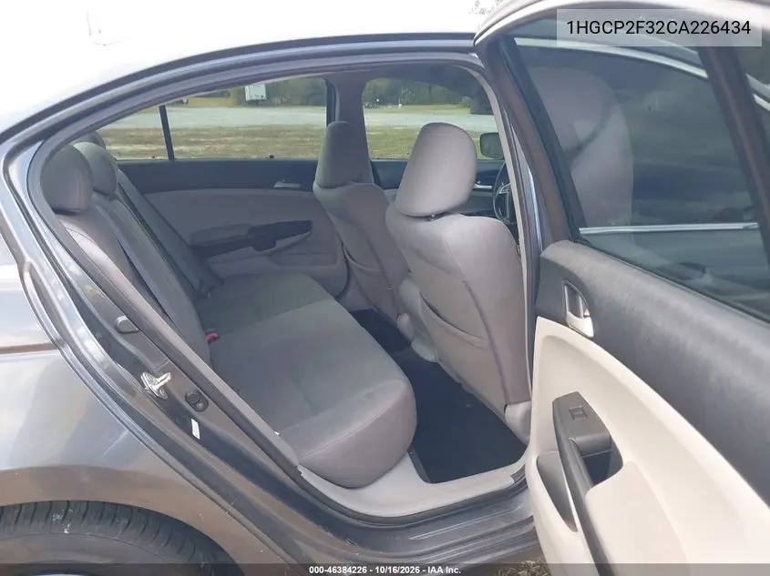 2012 HONDA ACCORD VIN 1HGCP2F32CA226434 — фото 8