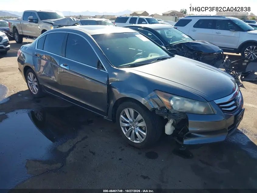 HONDA ACCORD 2012, VIN 1HGCP3F82CA042838