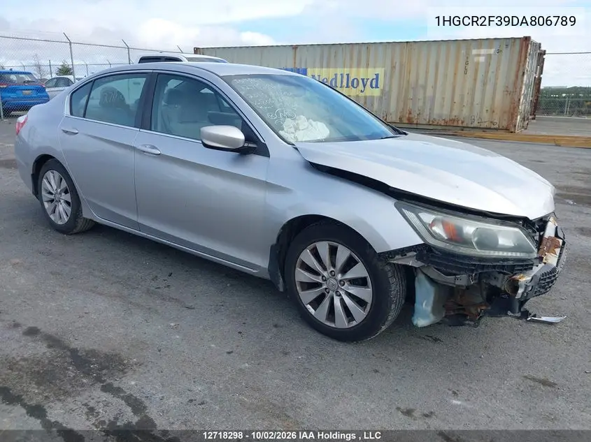 HONDA ACCORD 2013, VIN 1HGCR2F39DA806789