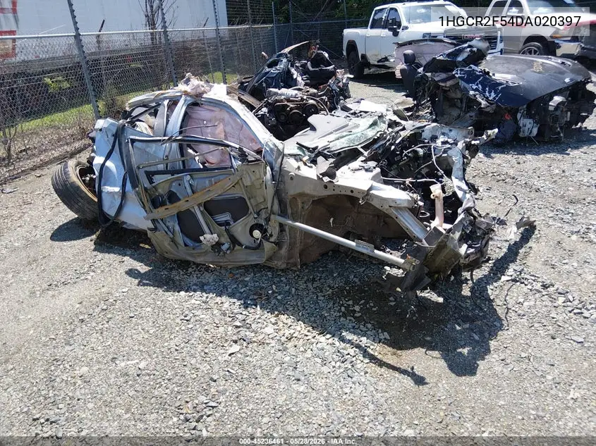 HONDA ACCORD 2013, VIN 1HGCR2F54DA020397