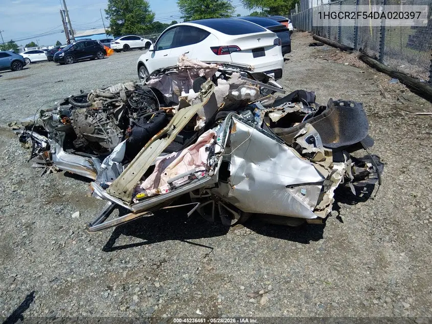 2013 HONDA ACCORD VIN 1HGCR2F54DA020397 — фото 3