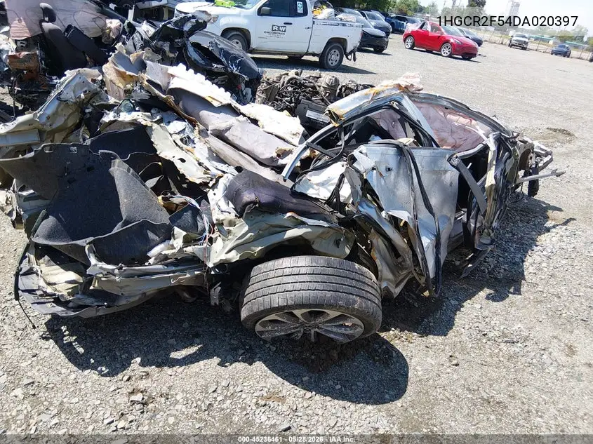 2013 HONDA ACCORD VIN 1HGCR2F54DA020397 — фото 4