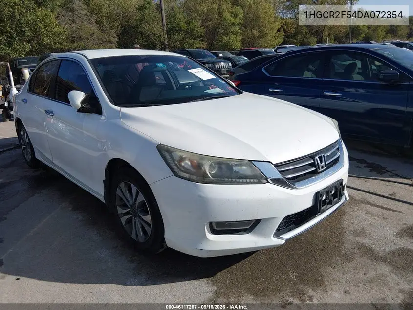 HONDA ACCORD 2013, VIN 1HGCR2F54DA072354