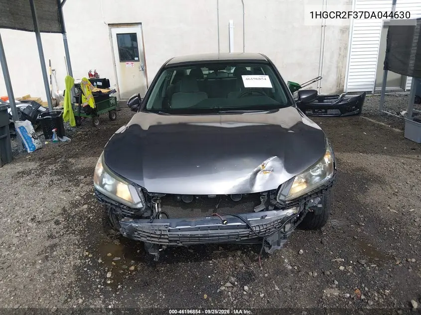 2013 HONDA ACCORD VIN 1HGCR2F37DA044630 — фото 1