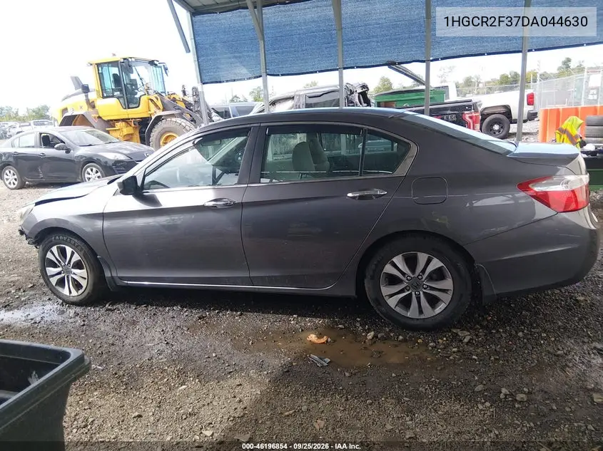 2013 HONDA ACCORD VIN 1HGCR2F37DA044630 — фото 3