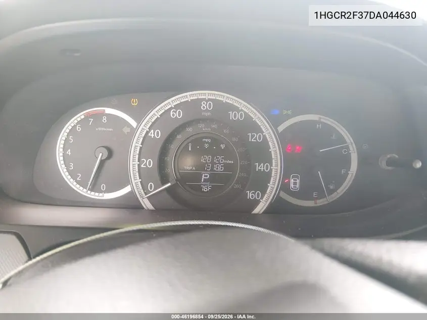 2013 HONDA ACCORD VIN 1HGCR2F37DA044630 — фото 11