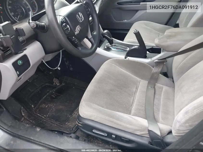 HONDA ACCORD 2013, VIN 1HGCR2F76DA091912