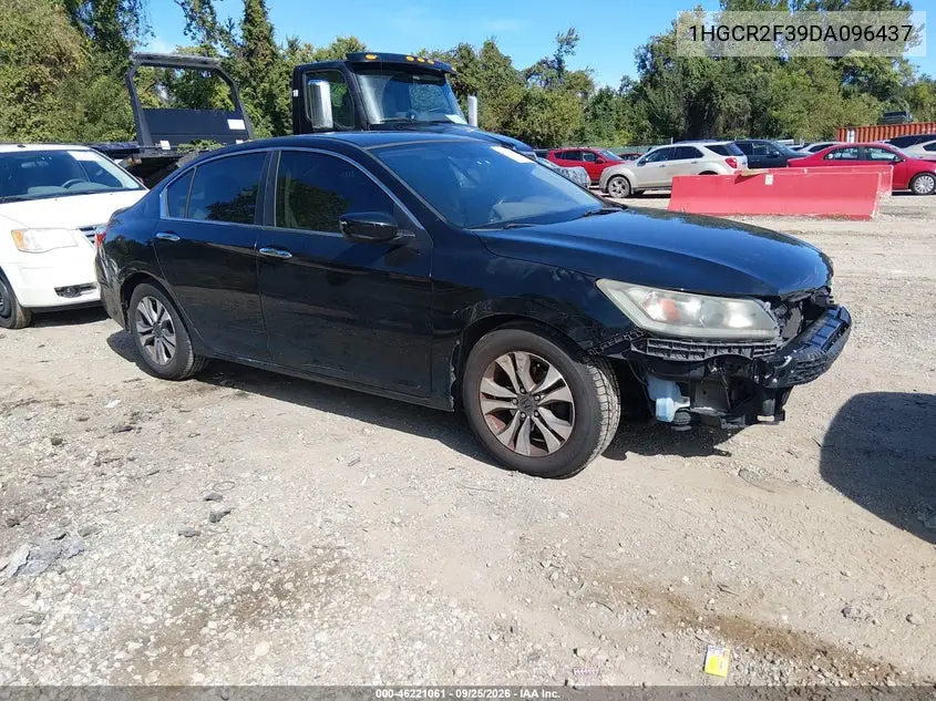 HONDA ACCORD 2013, VIN 1HGCR2F39DA096437