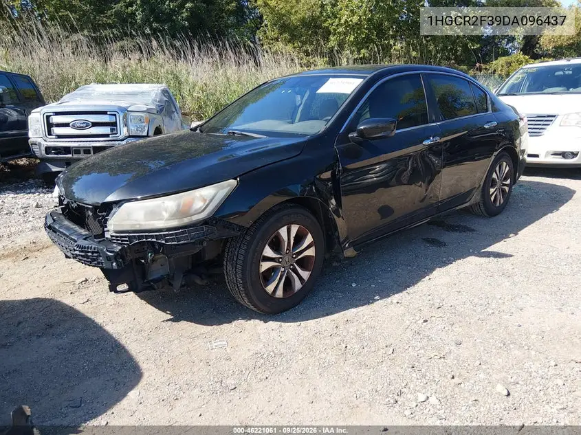 2013 HONDA ACCORD VIN 1HGCR2F39DA096437 — фото 2