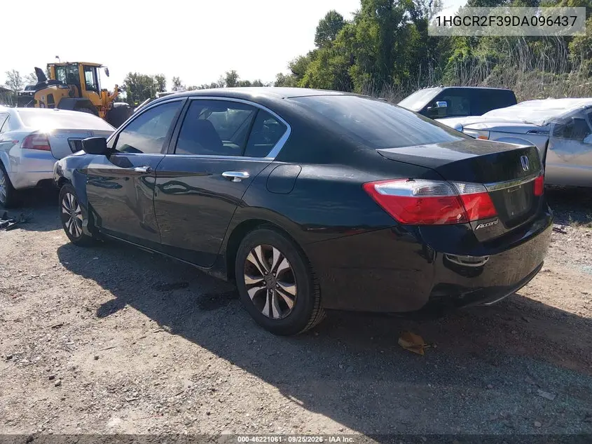 2013 HONDA ACCORD VIN 1HGCR2F39DA096437 — фото 3