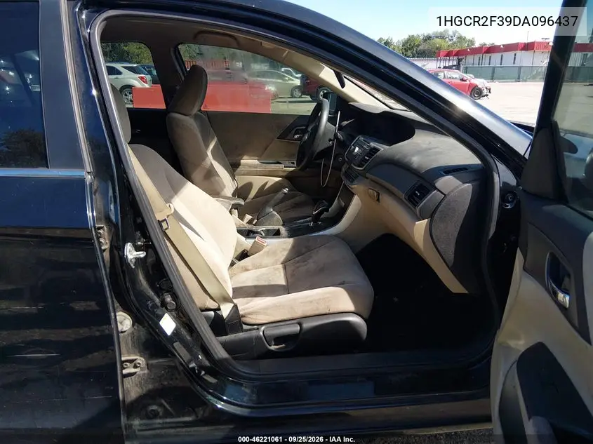 2013 HONDA ACCORD VIN 1HGCR2F39DA096437 — фото 5