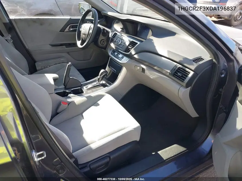 2013 HONDA ACCORD VIN 1HGCR2F3XDA196837 — фото 5